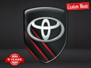 Toyota Badge Auto Personalizzati Max Chic Pro Design